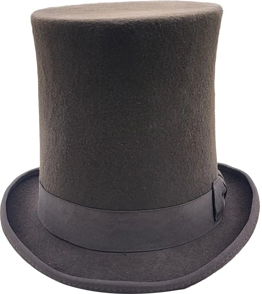 Luxurious 100% wool felt Very Tall Top Hat. 20cm height, satin lined. Black or Brown, sizes S-XL. Perfect for weddings, funerals, daily wear. Handmade quality. Hat Details: Style: Very Tall Top Hat Material: 100% Premium Wool Felt Height: 20cm Colors: Black, Brown Sizes: S, M, L, XL Craftsmanship: Handmade, unmatched.