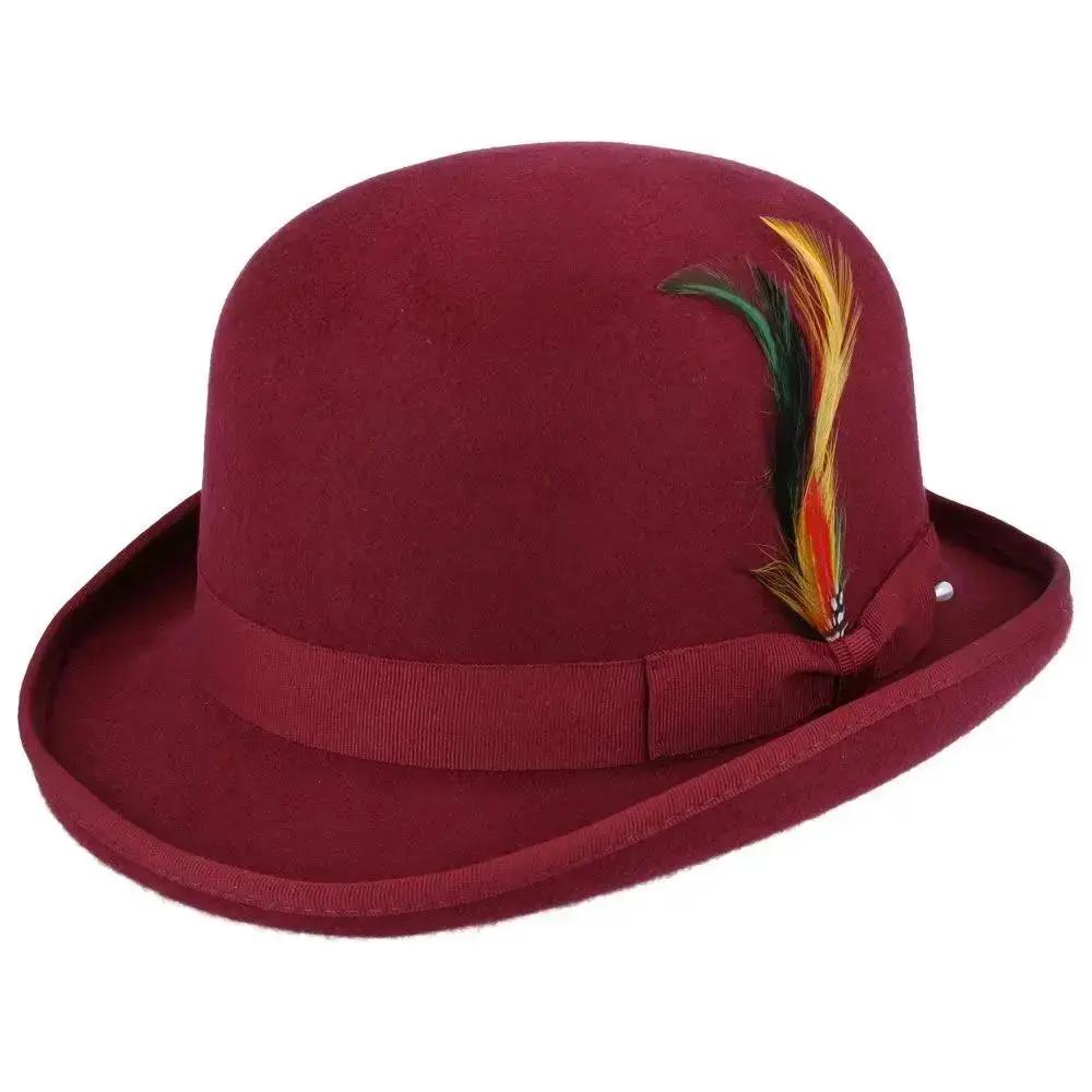 The Wool Felt Bowler or (derby) a protective and durable hat style, has a rich history rooted in British, Irish, and American culture. Originally popular among the working classes during the second half of the 19th century, it later became a staple for the middle and upper classes in the United Kingdom, Ireland, and the east coast of the United States. This iconic hat was created in the 1840s by James Lock of Lock & Co., London’s oldest milliner, as a form of protective headwear.