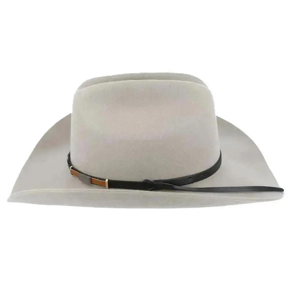 Western Wool Cowboy Hat – Classic Cattleman Style | Handmade Vintage American Wide Brim Hat - Sand