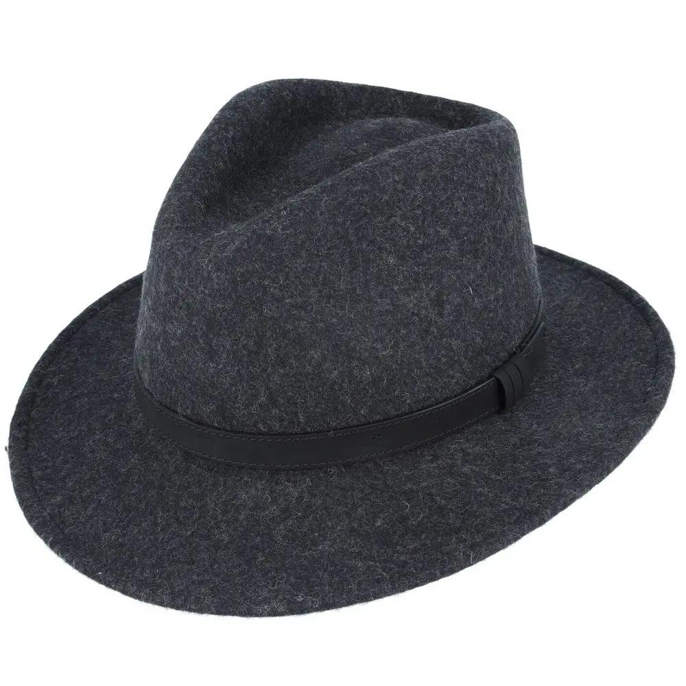 The Broadway Wool Felt Fedora Hat is the epitome of elegance and versatility. This handmade fedora, crafted from 100% premium wool felt, is designed to be both stylish and practical, making it a perfect companion for any adventure. Its crushable and packable nature means you can easily take it with you on your travels