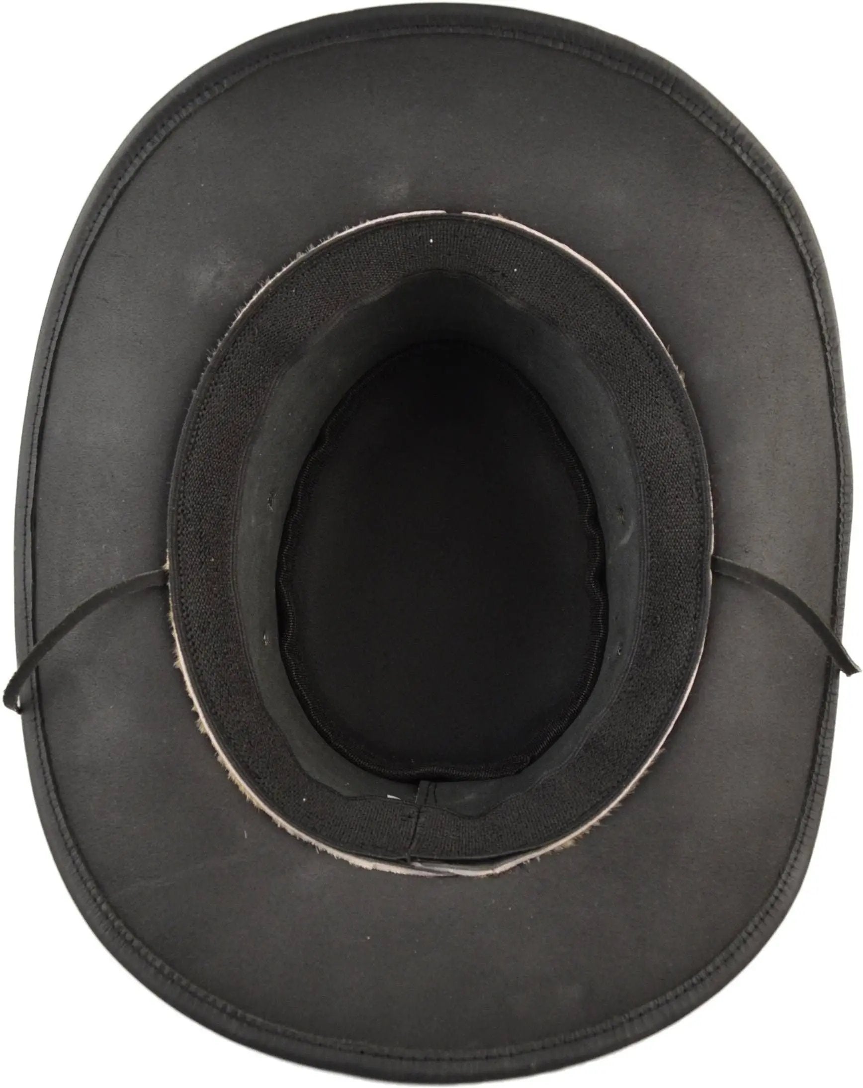 Genuine Leather Cowboy Hat - Fur Detail Western Novellahats