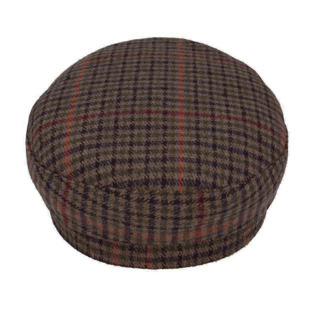 Close-Up of Houndstooth Tweed Fabric Texture on Novella Sailor Cap