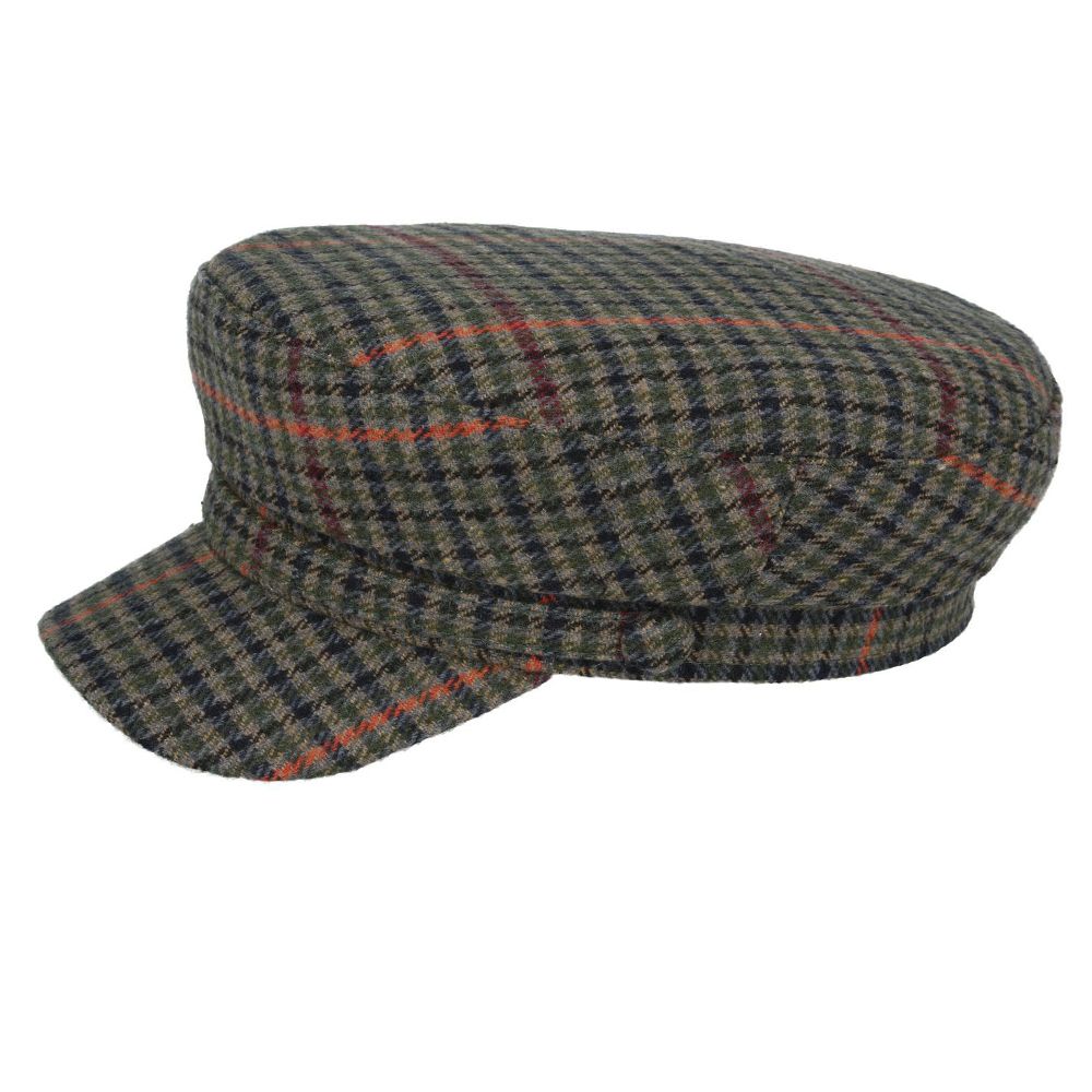 Interior View of Quilted Lining – Houndstooth Sailor Hat by Novella