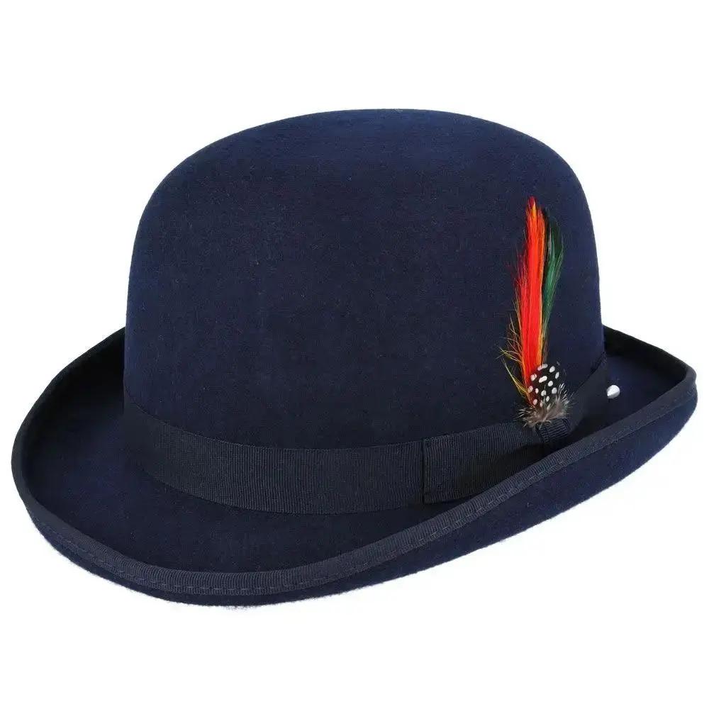 The Wool Felt Bowler or (derby) a protective and durable hat style, has a rich history rooted in British, Irish, and American culture. Originally popular among the working classes during the second half of the 19th century, it later became a staple for the middle and upper classes in the United Kingdom, Ireland, and the east coast of the United States. This iconic hat was created in the 1840s by James Lock of Lock & Co., London’s oldest milliner, as a form of protective headwear.