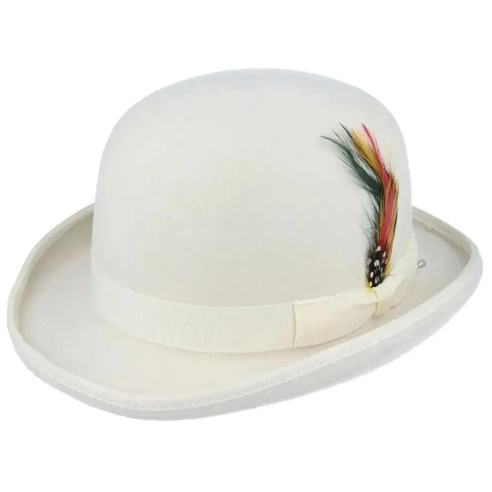 The Wool Felt Bowler or (derby) a protective and durable hat style, has a rich history rooted in British, Irish, and American culture. Originally popular among the working classes during the second half of the 19th century, it later became a staple for the middle and upper classes in the United Kingdom, Ireland, and the east coast of the United States. This iconic hat was created in the 1840s by James Lock of Lock & Co., London’s oldest milliner, as a form of protective headwear.
