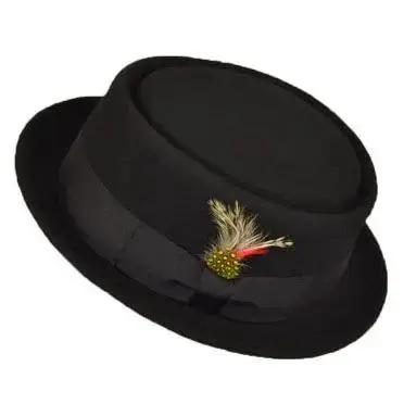 Crushable Wool Felt Pork Pie Hat, a versatile and stylish accessory perfect for any occasion. This hat is packable, allowing you to take it out of a suitcase, shake and shape it, and it’s ready to wear. Handmade from 100% wool felt, it offers both durability and a classic look. Hat Details: Material: 100% Wool