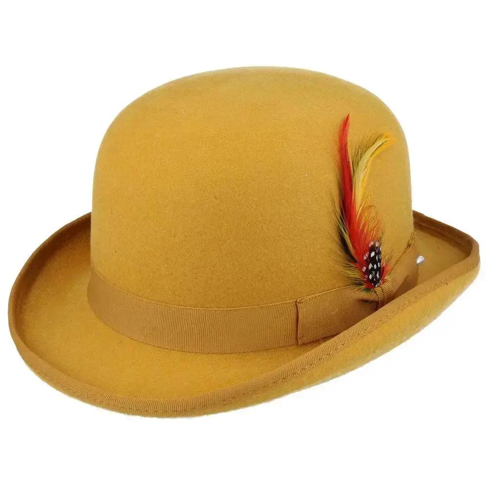 The Wool Felt Bowler or (derby) a protective and durable hat style, has a rich history rooted in British, Irish, and American culture. Originally popular among the working classes during the second half of the 19th century, it later became a staple for the middle and upper classes in the United Kingdom, Ireland, and the east coast of the United States. This iconic hat was created in the 1840s by James Lock of Lock & Co., London’s oldest milliner, as a form of protective headwear.