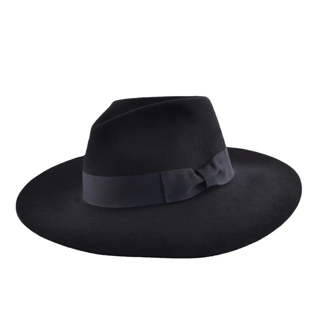 The Daisy Wide Stiff & Snap Brim Fedora Hat by Novella Hats is a versatile and stylish accessory for both men and women. Made of 100% wool felt, this fedora features a stiff crown and brim for a structured look. Available in ruby, black, and gold, the hat boasts an approximately 10.5cm high crown