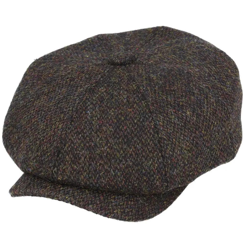Harris Tweed Wool Newsboy Cap Novellahats