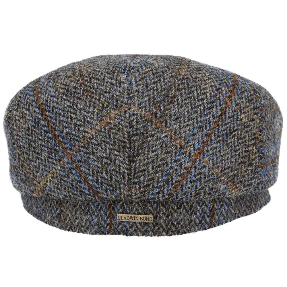 Harris Tweed Wool Flat Cap Novellahats