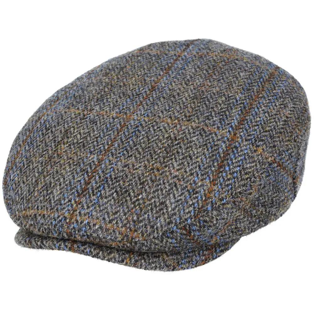 Harris Tweed Wool Flat Cap Novellahats