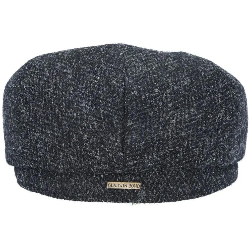 Harris Tweed Herringbone Wool Flat Caps Novellahats
