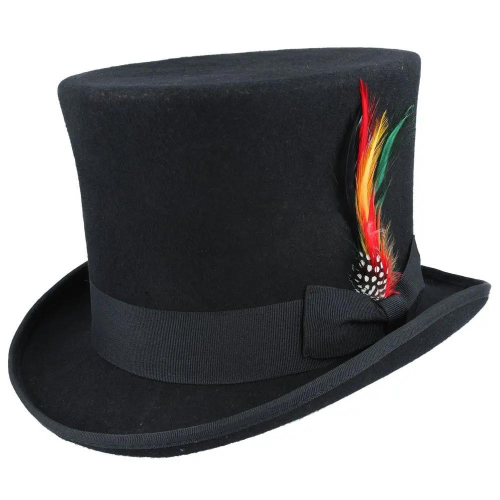 Victorian Wool Felt Top Hat Novellahats