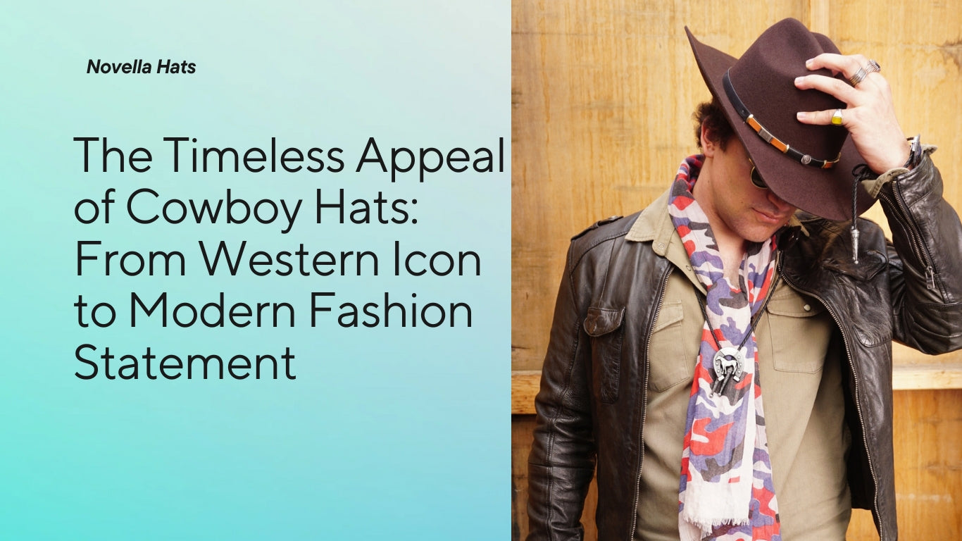 Classic cowboy hat showcasing traditional Western style and craftsmanship, featuring a wide brim and high crown