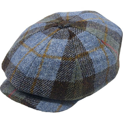 Wool Tartan Newsboy Cap