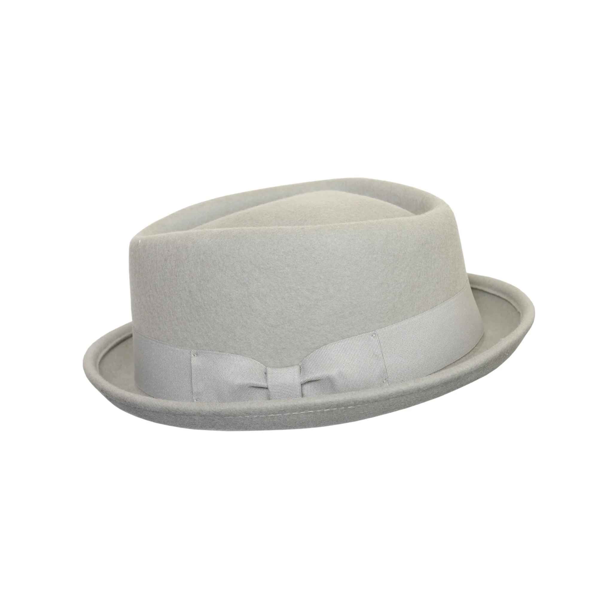 100% Wool Pork Pie Hat - Vintage Fedora Short Brim Unisex FREEBIRD99 100% Wool Felt Fedora Hat Vintage Style Short  main image 2