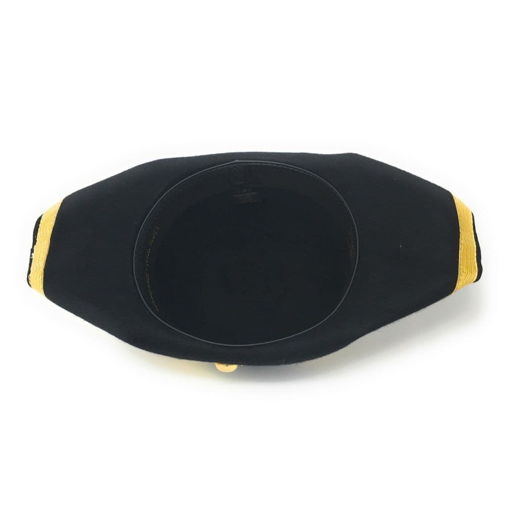 Wool Felt black Napoleon Military Bicorn Hat For Theatre and Different Occasions