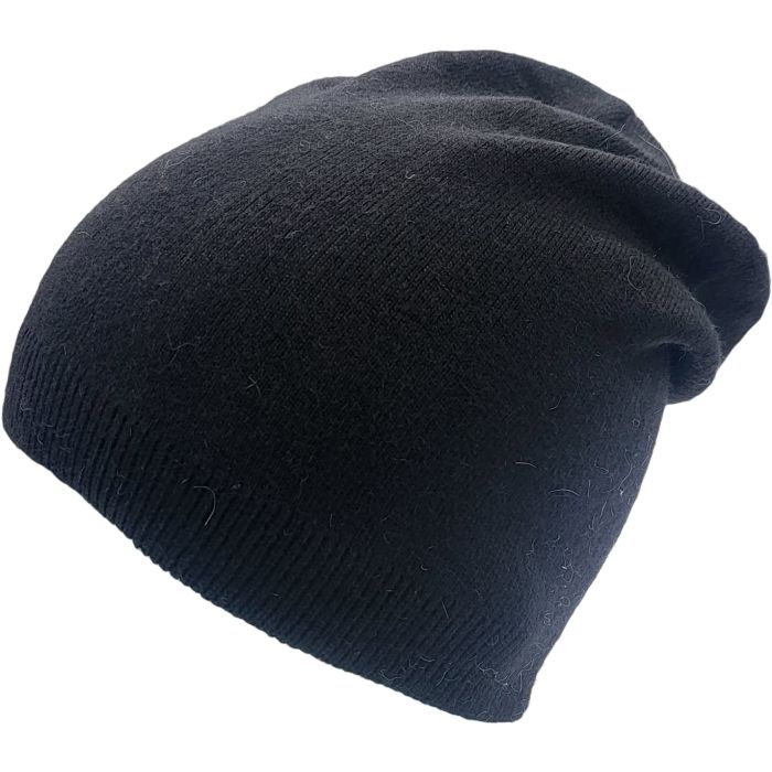 This cosy knitted beanie from Novella Hats is crafted from a premium cashmere-blend, offering a soft, warm, and stylish winter essential. Designed with a clean, plain-knit finish, it pairs effortlessly with everyday outfits.