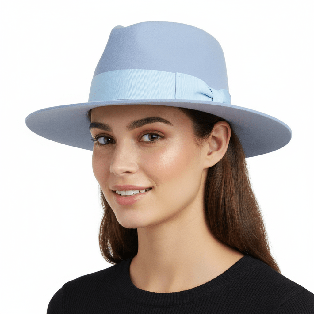 Wool Fedora Hat Grace Snap-Brim Handcrafted
