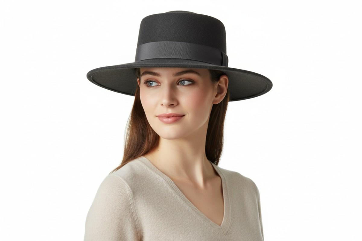 Black_Wide_Brim_Cloche_Hat-Wool_Felt_Adjustable-Vintage_Modern_11zon