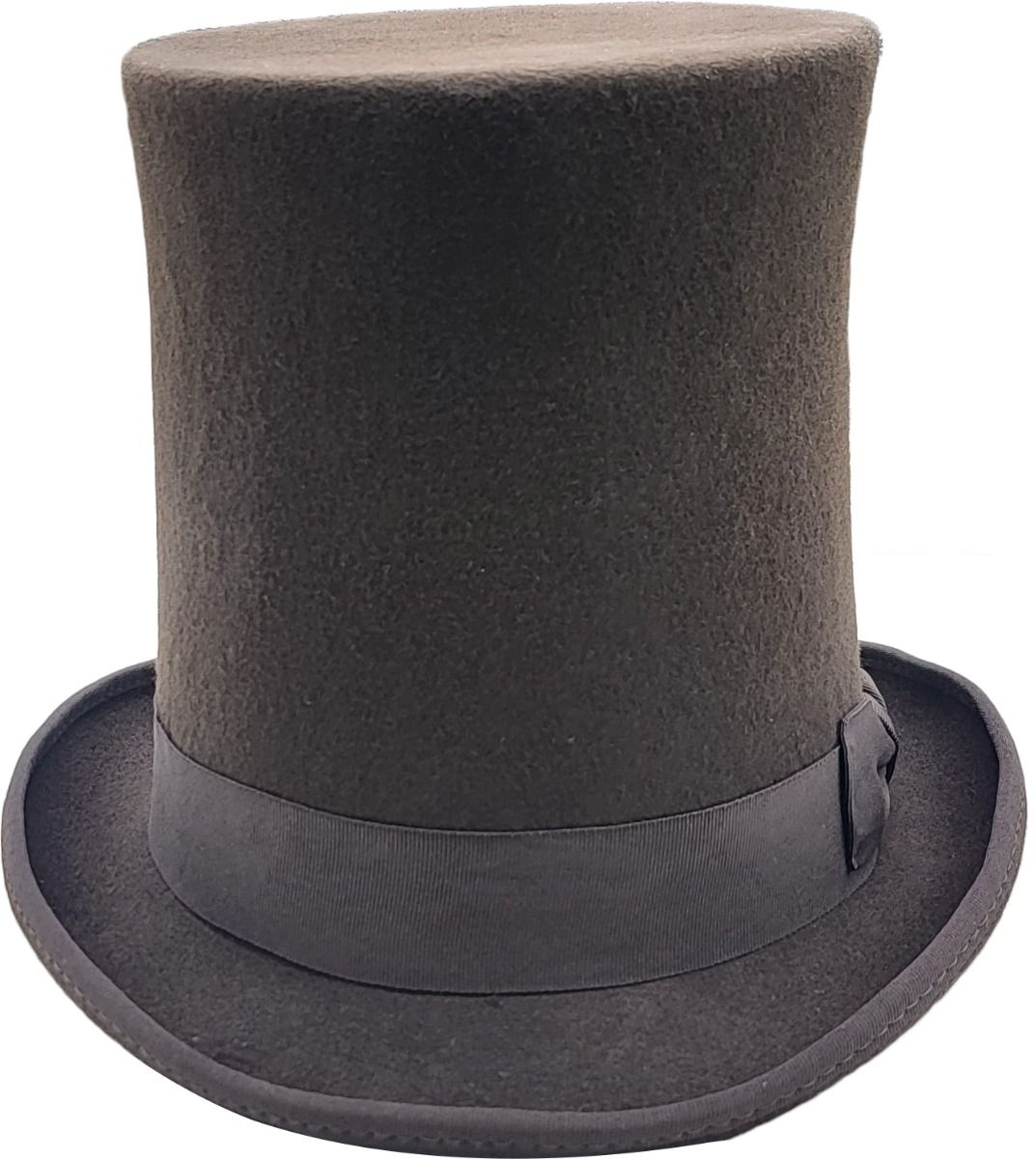 Luxurious 100% wool felt Very Tall Top Hat. 20cm height, satin lined. Black or Brown, sizes S-XL. Perfect for weddings, funerals, daily wear. Handmade quality. Hat Details: Style: Very Tall Top Hat Material: 100% Premium Wool Felt Height: 20cm Colors: Black, Brown Sizes: S, M, L, XL Craftsmanship: Handmade, unmatched.