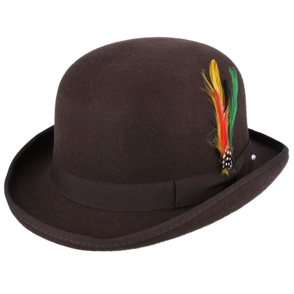 The Wool Felt Bowler or (derby) a protective and durable hat style, has a rich history rooted in British, Irish, and American culture. Originally popular among the working classes during the second half of the 19th century, it later became a staple for the middle and upper classes in the United Kingdom, Ireland, and the east coast of the United States. This iconic hat was created in the 1840s by James Lock of Lock & Co., London’s oldest milliner, as a form of protective headwear.