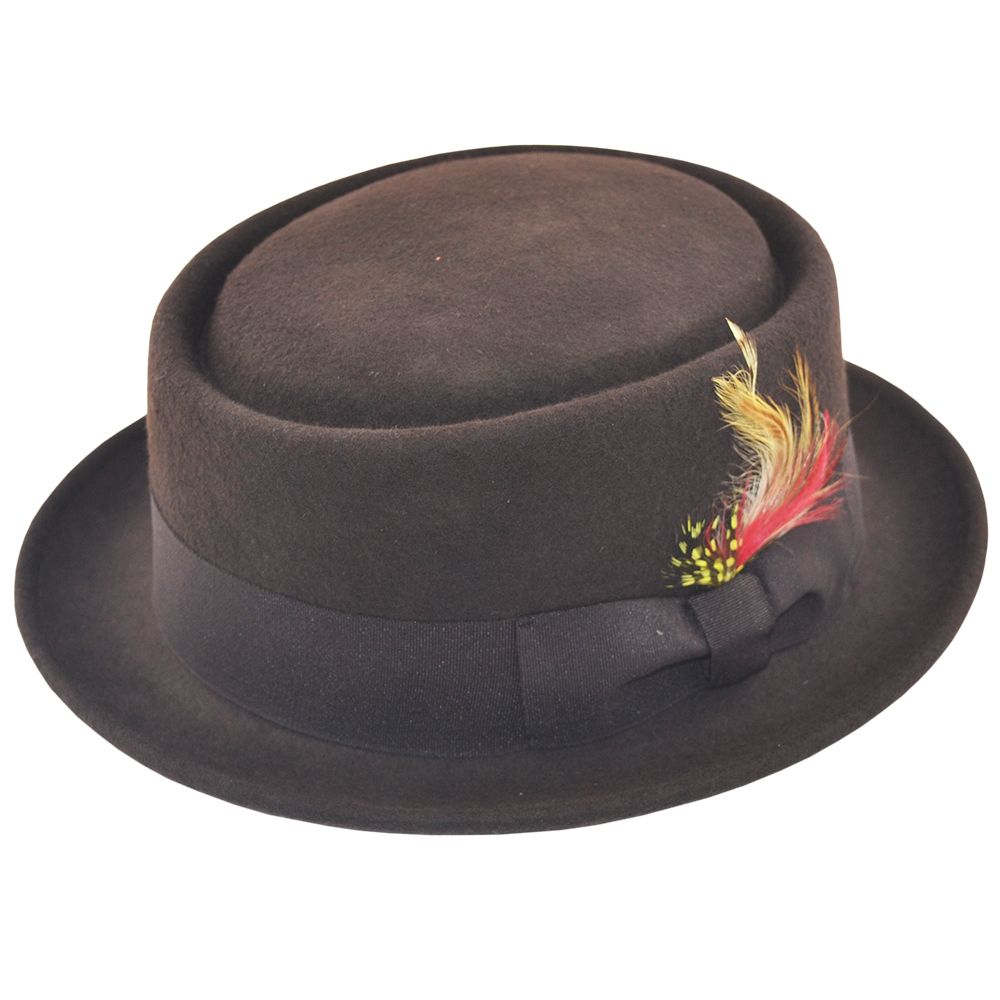  Crushable Wool Felt Pork Pie Hat, a versatile and stylish accessory perfect for any occasion. This hat is packable, allowing you to take it out of a suitcase, shake and shape it, and it’s ready to wear. Handmade from 100% wool felt, it offers both durability and a classic look. Hat Details: Material: 100% Wool