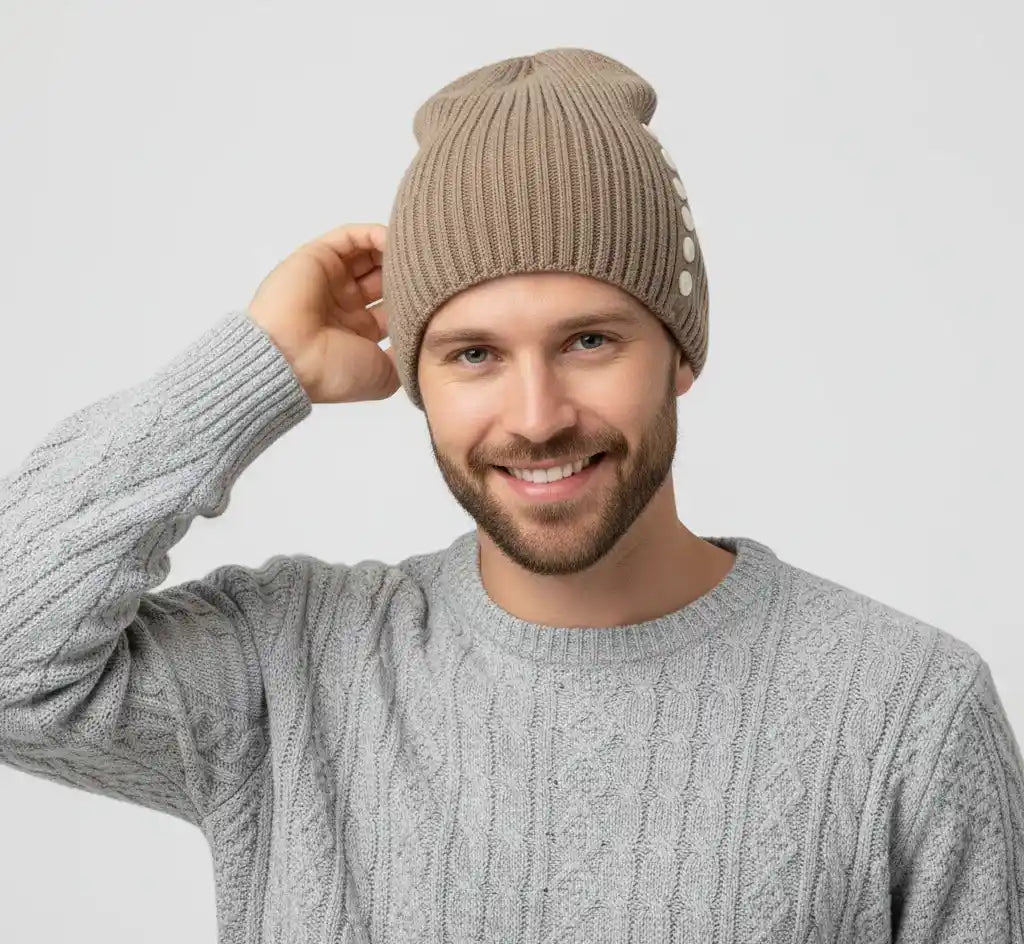 The Novella Hats Cashmere Blend Beanie is a cosy winter essential designed for everyday warmth, comfort, and style. With its clean, minimalist look, this unisex beanie pairs effortlessly with any outfit, making it a perfect choice for cold-weather commutes, casual wear, and outdoor activities.