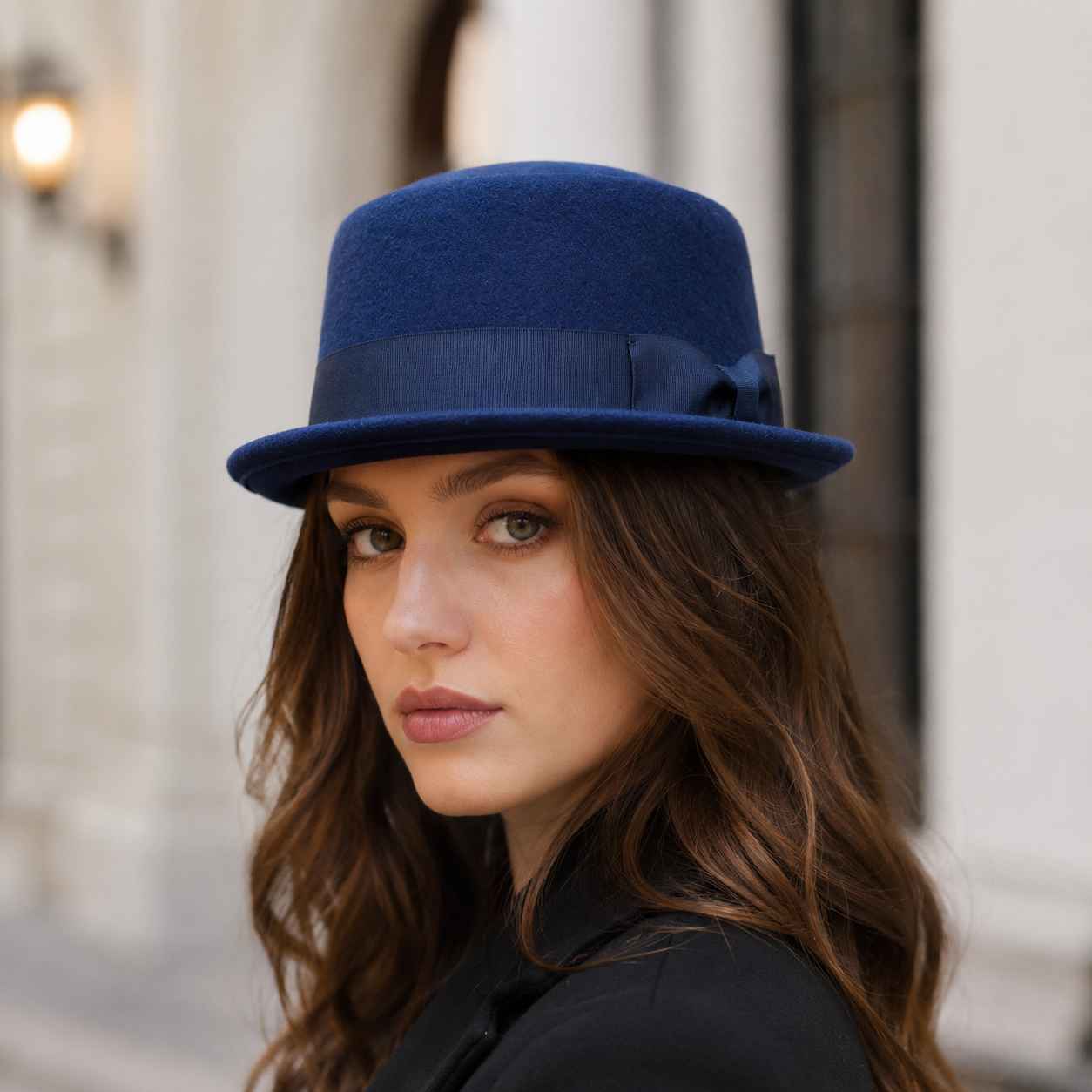 Crushable 100% Wool Pork Pie Hat – Classic Short Brim Felt Hat for Men & Women