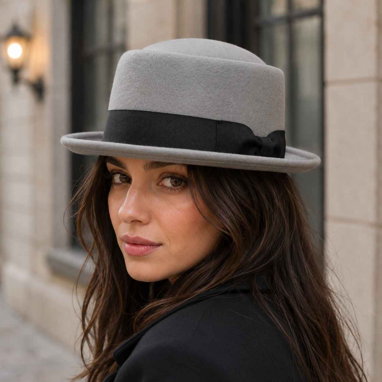 Crushable 100% Wool Pork Pie Hat – Classic Short Brim Felt Hat for Men & Women