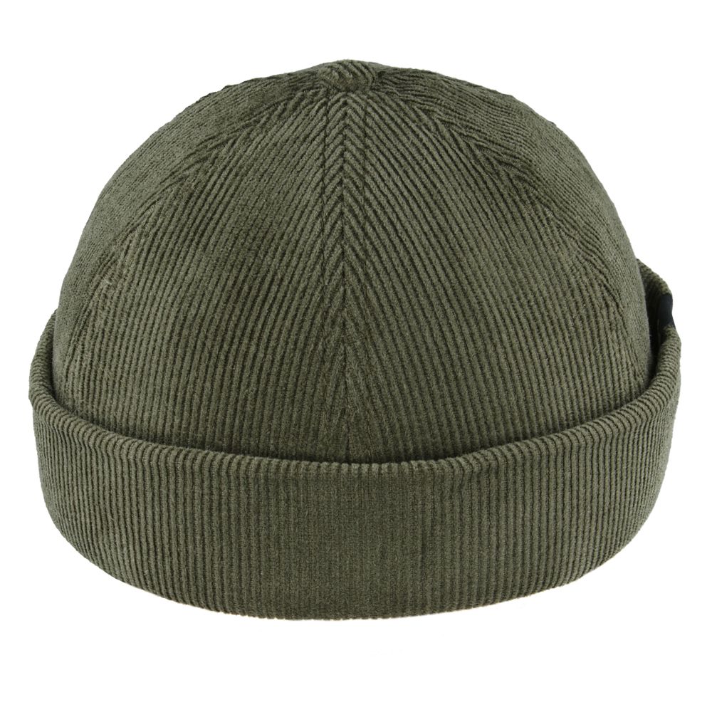olive green corduroy docker hats by novella hats