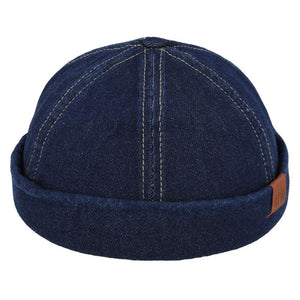 Denim Cotton Docker Cap