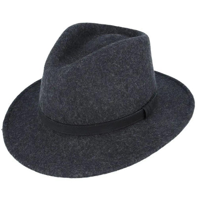 Crushable Wool Felt Fedora
