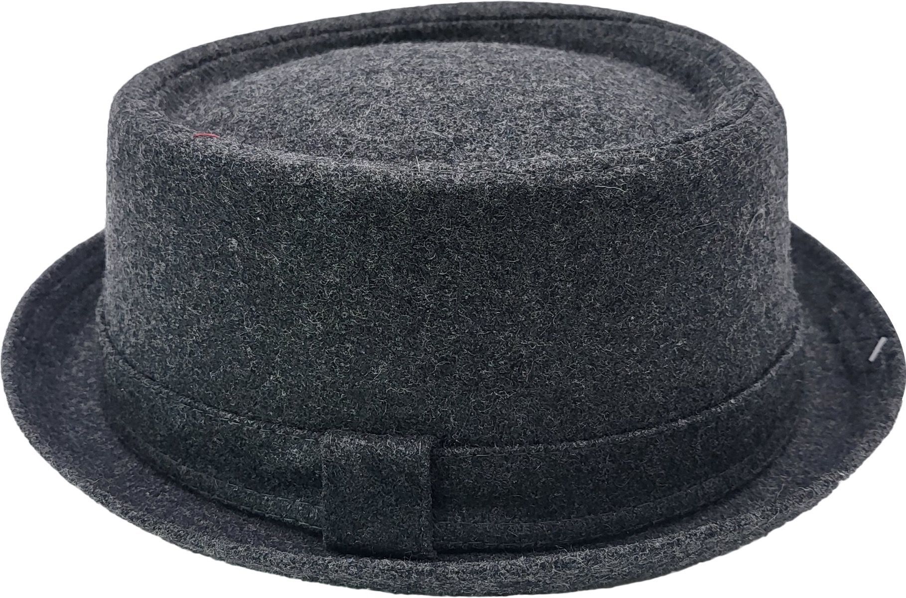 Classic Wool Blend Trilby Hat. 30% wool, 70% polyester. Black or Grey, sizes S-XL. Warm, durable, and versatile. Sponge clean only. Hat Details: Style: Classic Trilby Hat Material: 30% Wool, 70% Polyester blend Colors: Black, Grey Sizes: S, M, L, XL Design: Traditional trilby with narrow, sloping brim Features.