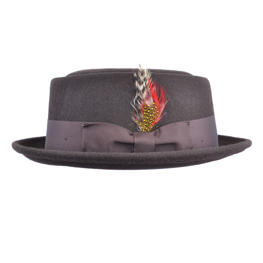 Crushable Wool Felt Pork Pie Hat, a versatile and stylish accessory perfect for any occasion. This hat is packable, allowing you to take it out of a suitcase, shake and shape it, and it’s ready to wear. Handmade from 100% wool felt, it offers both durability and a classic look. Hat Details: Material: 100% Wool