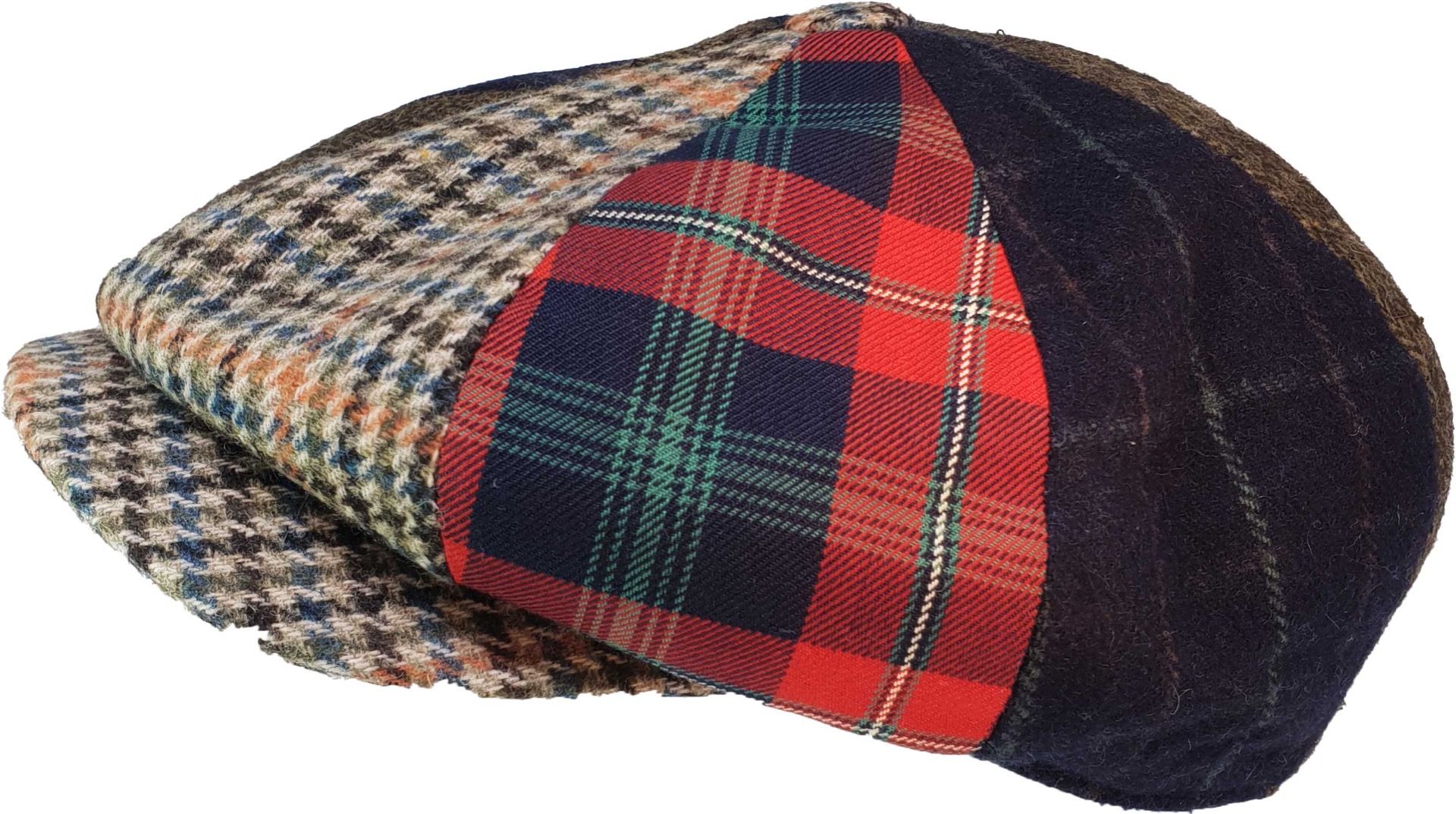Patchwork Newsboy Cap - Classic 8 Panel Design
