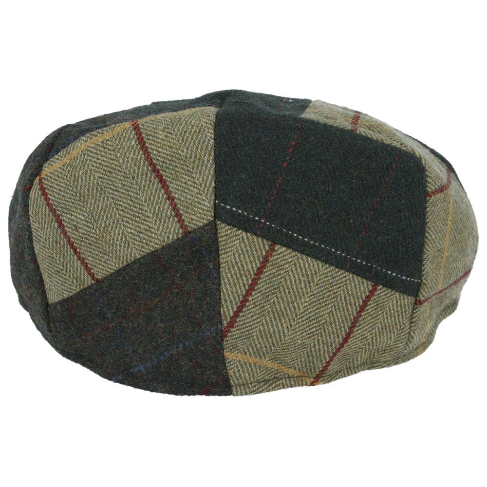 Discover the Mix Check Tweed Patchwork Flat Cap in Multi-Coloured, crafted from 40% wool and 60% polyester. Features include a quilted polyester lining and a clip on the visor. Available in sizes S-XL. Enjoy a unique and stylish look with this versatile cap. Hat Details: Material: 40% Wool, 60% Polyester Lining