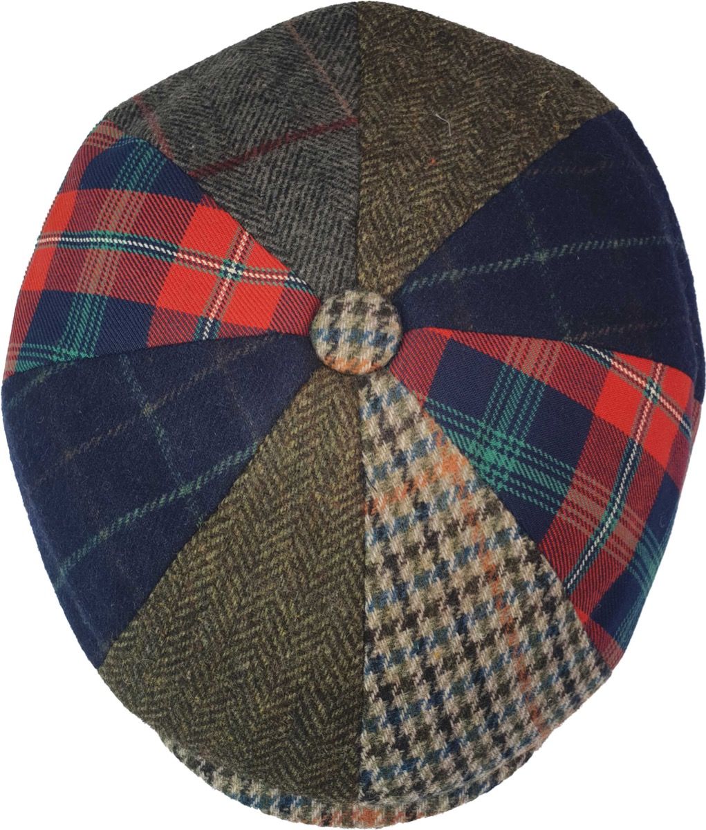 Patchwork Newsboy Cap - Classic 8 Panel Design