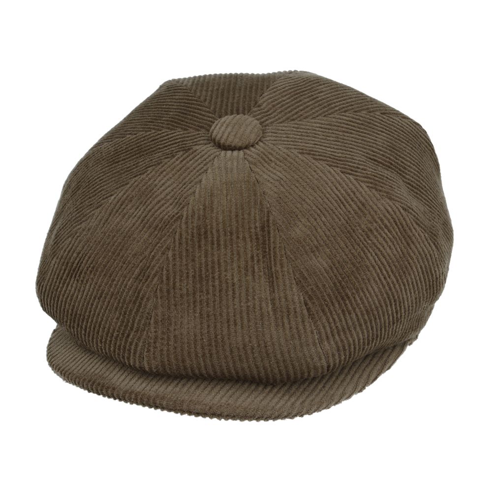 Corduroy Peaky Blinders Newsboy Cap, crafted from 100% cotton with a quilted polyester lining. Features include two clips on the visor for a secure fit. Available in sizes S/M/L/XL. Inspired by the iconic Peaky Blinders style, this cap offers timeless elegance and comfort. Hat Details: Material: 100% Cotton Lining.