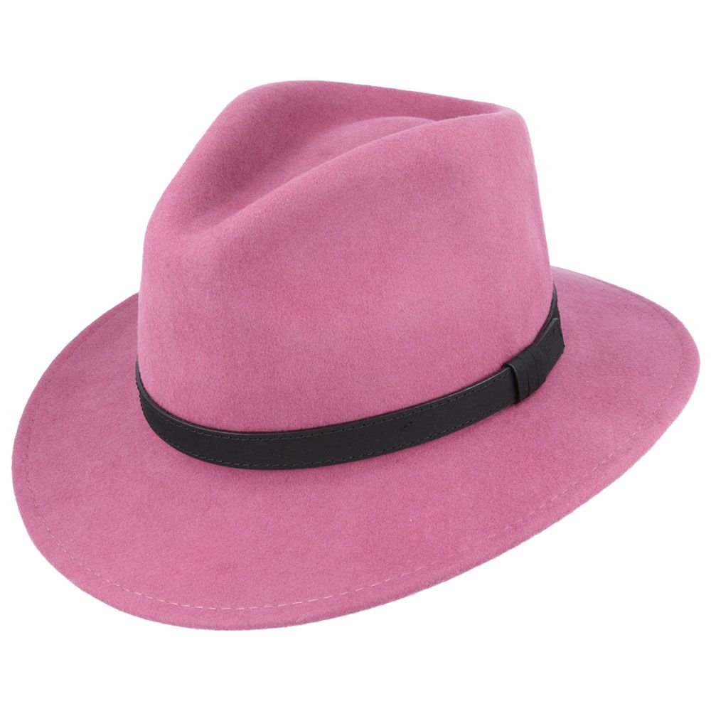 The Broadway Wool Felt Fedora Hat is the epitome of elegance and versatility. This handmade fedora, crafted from 100% premium wool felt, is designed to be both stylish and practical, making it a perfect companion for any adventure. Its crushable and packable nature means you can easily take it with you on your travels