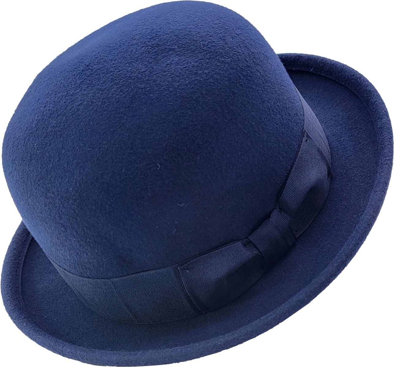  handcrafted soft bowler hat made from 100% premium wool felt. Features a classic grosgrain band and flexible structure for all-day comfort. Available in Black, Burgundy, Royal Blue, and Teal, sizes 55-60cm. Each hat is handmade with care, offering the perfect blend of traditional style and soft wearability