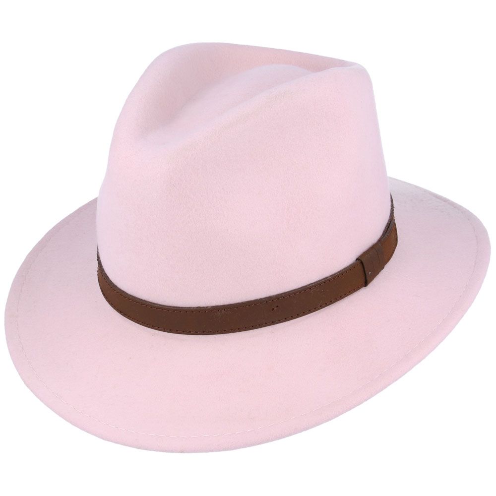 The Broadway Wool Felt Fedora Hat is the epitome of elegance and versatility. This handmade fedora, crafted from 100% premium wool felt, is designed to be both stylish and practical, making it a perfect companion for any adventure. Its crushable and packable nature means you can easily take it with you on your travels