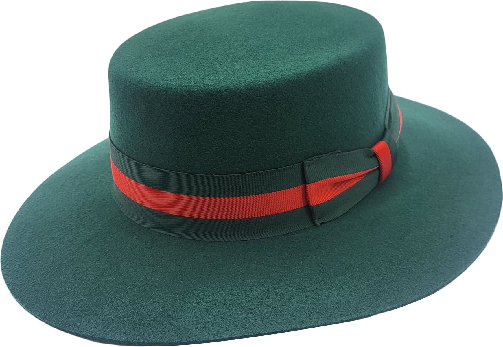 Classic Wool Felt Boater Hat: Water-resistant, 100% premium wool. Handcrafted in Black, Teal, Yellow. Adjustable fit, satin-lined. Perfect for all occasions. Easy-care elegance.