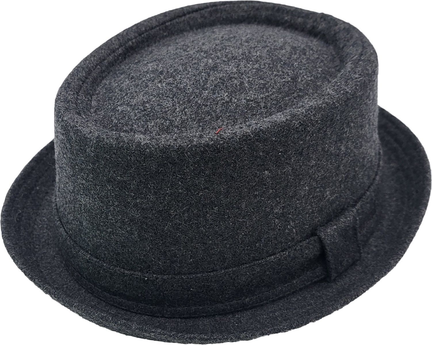 Classic Wool Blend Trilby Hat. 30% wool, 70% polyester. Black or Grey, sizes S-XL. Warm, durable, and versatile. Sponge clean only. Hat Details: Style: Classic Trilby Hat Material: 30% Wool, 70% Polyester blend Colors: Black, Grey Sizes: S, M, L, XL Design: Traditional trilby with narrow, sloping brim Features.