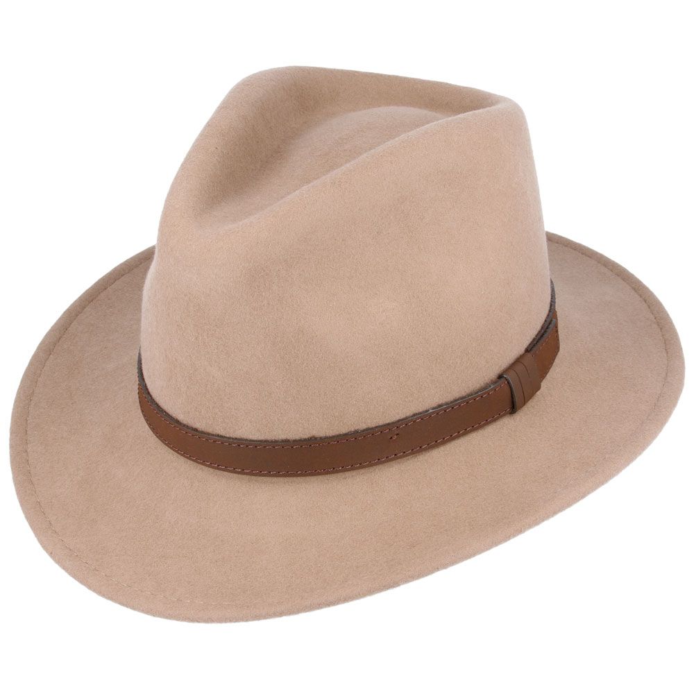 The Broadway Wool Felt Fedora Hat is the epitome of elegance and versatility. This handmade fedora, crafted from 100% premium wool felt, is designed to be both stylish and practical, making it a perfect companion for any adventure. Its crushable and packable nature means you can easily take it with you on your travels