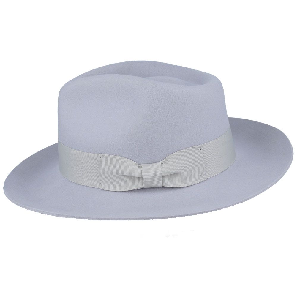 The Wool Fedora Hat Grace Snap-Brim is a versatile and stylish hat with a classic A-line shaped brim. Crafted from 100% wool, this wide stiff brim fedora is packable, allowing you to easily shape it for any occasion. The hat features a comfortable cotton sweatband, an approximately 10cm high crown.