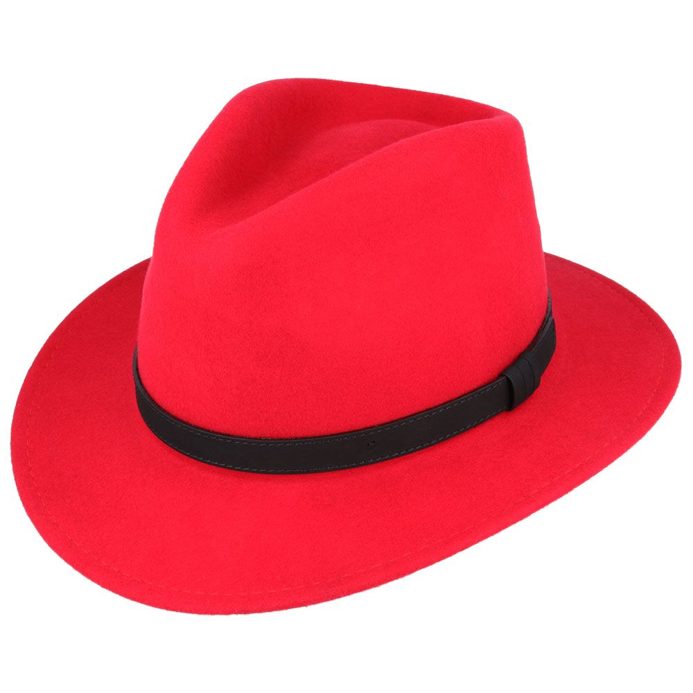 The Broadway Wool Felt Fedora Hat is the epitome of elegance and versatility. This handmade fedora, crafted from 100% premium wool felt, is designed to be both stylish and practical, making it a perfect companion for any adventure. Its crushable and packable nature means you can easily take it with you on your travels
