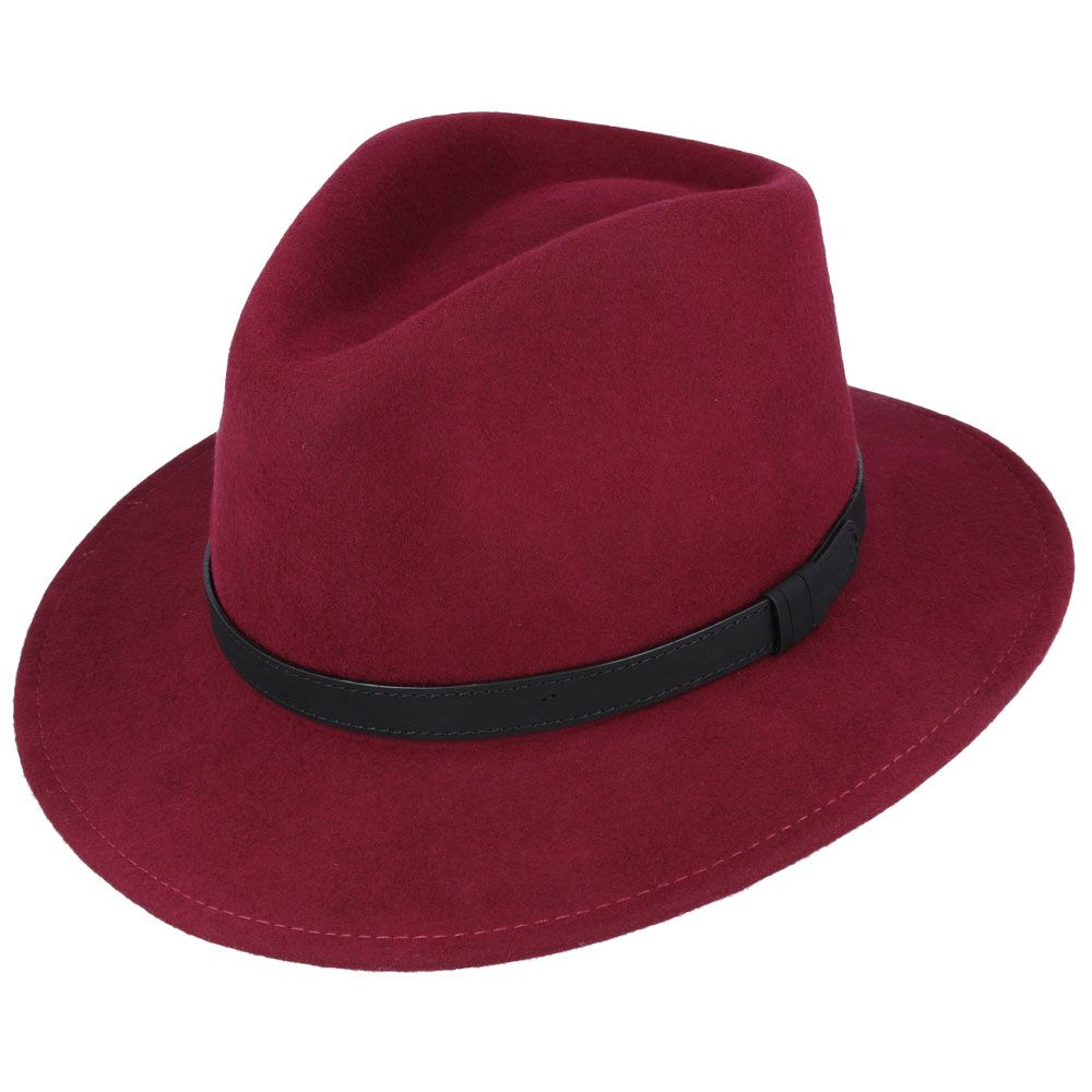 The Broadway Wool Felt Fedora Hat is the epitome of elegance and versatility. This handmade fedora, crafted from 100% premium wool felt, is designed to be both stylish and practical, making it a perfect companion for any adventure. Its crushable and packable nature means you can easily take it with you on your travels