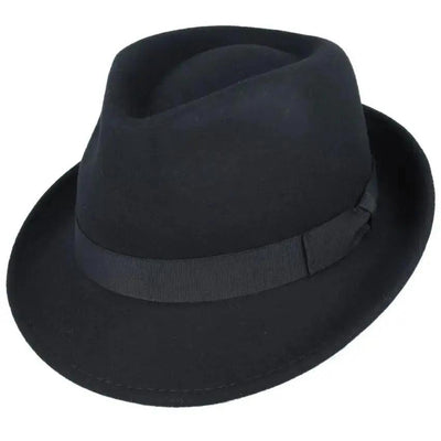Handmade Wool Felt Trilby Hat