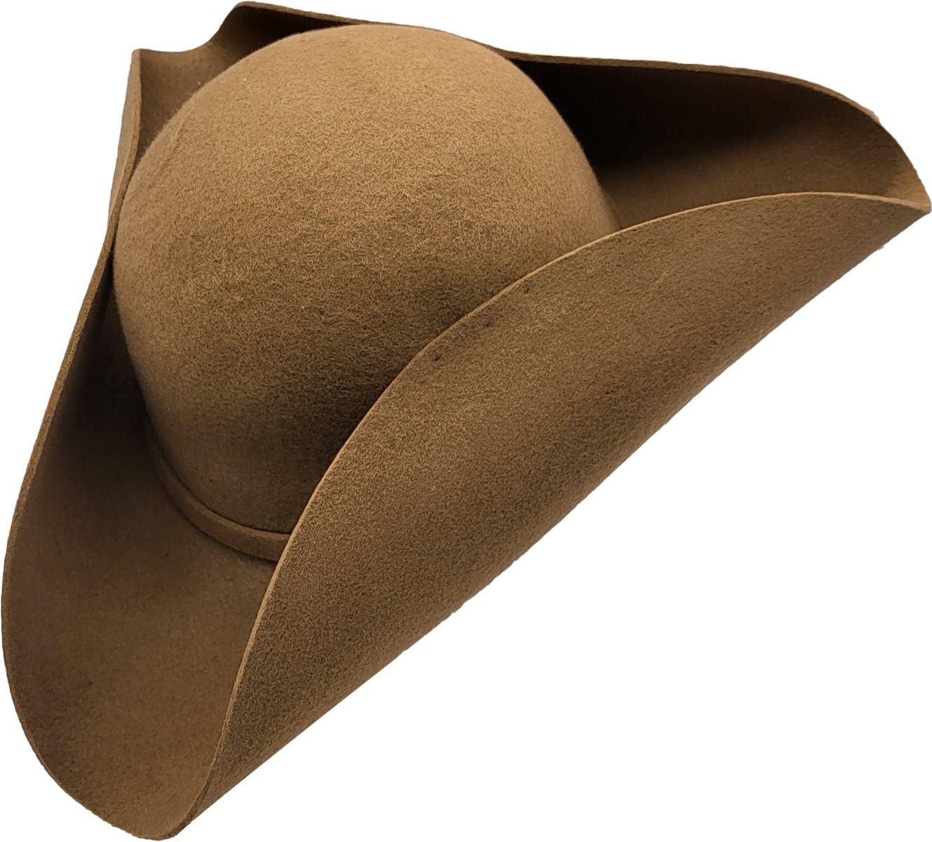 Authentic Army Military Tricorn Wool Pirate Hat. One size (max 58/59cm), handmade from durable, warm wool. Available in Camel-Brown &amp; Purple. Perfect for historical costumes, pirate events, carnival, Halloween. Iconic shape for bold, adventurous looks. Suitable for men and women, ideal for everyday wear and photo shoots.